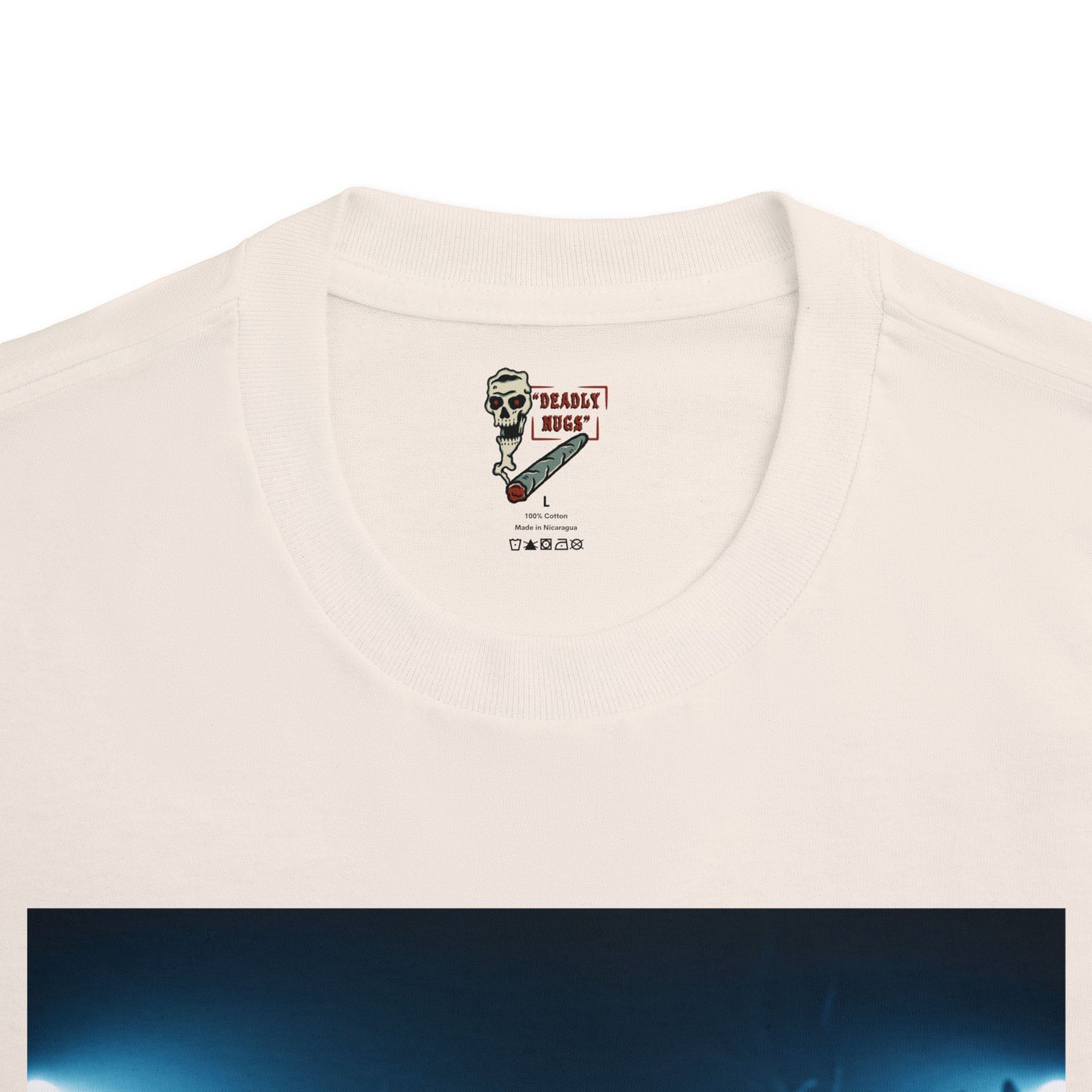 Midnight Affair / Premium Unisex Graphic Tee Aesthetic Print Ghost Skeleton Werewolf 420 / DEADLY NUGS