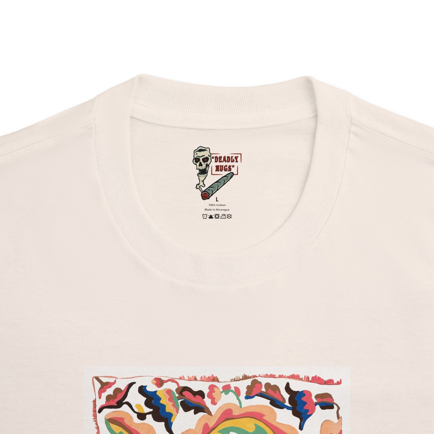 Life's Color / Plant Life Vibrant Color Painting Graphic Tee / Modern Abstract Expressionism Art Style / 420 Underground Stoner Streetwear / DEADLY NUGS