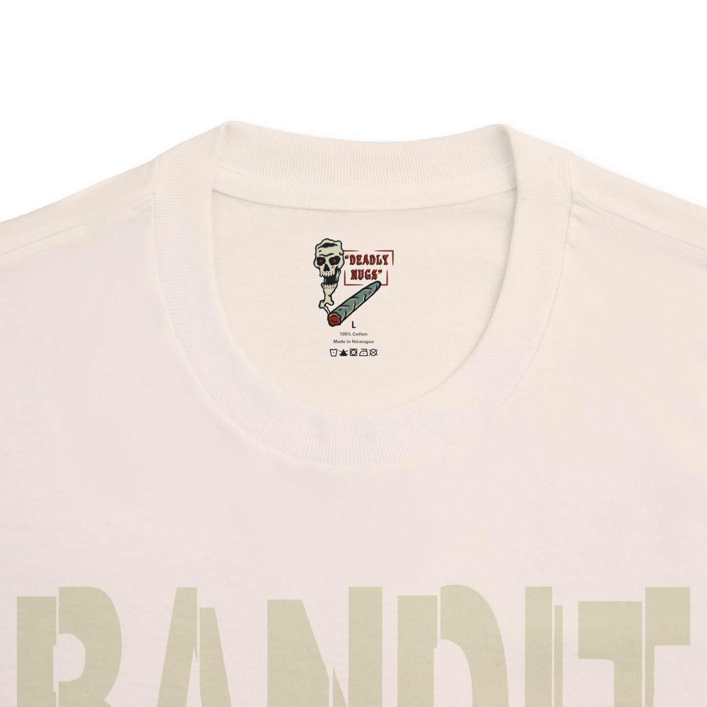 Bandit / Premium Unisex Graphic Tee Aesthetic Print Skull Hustle Streetwear / DEADLY NUGS