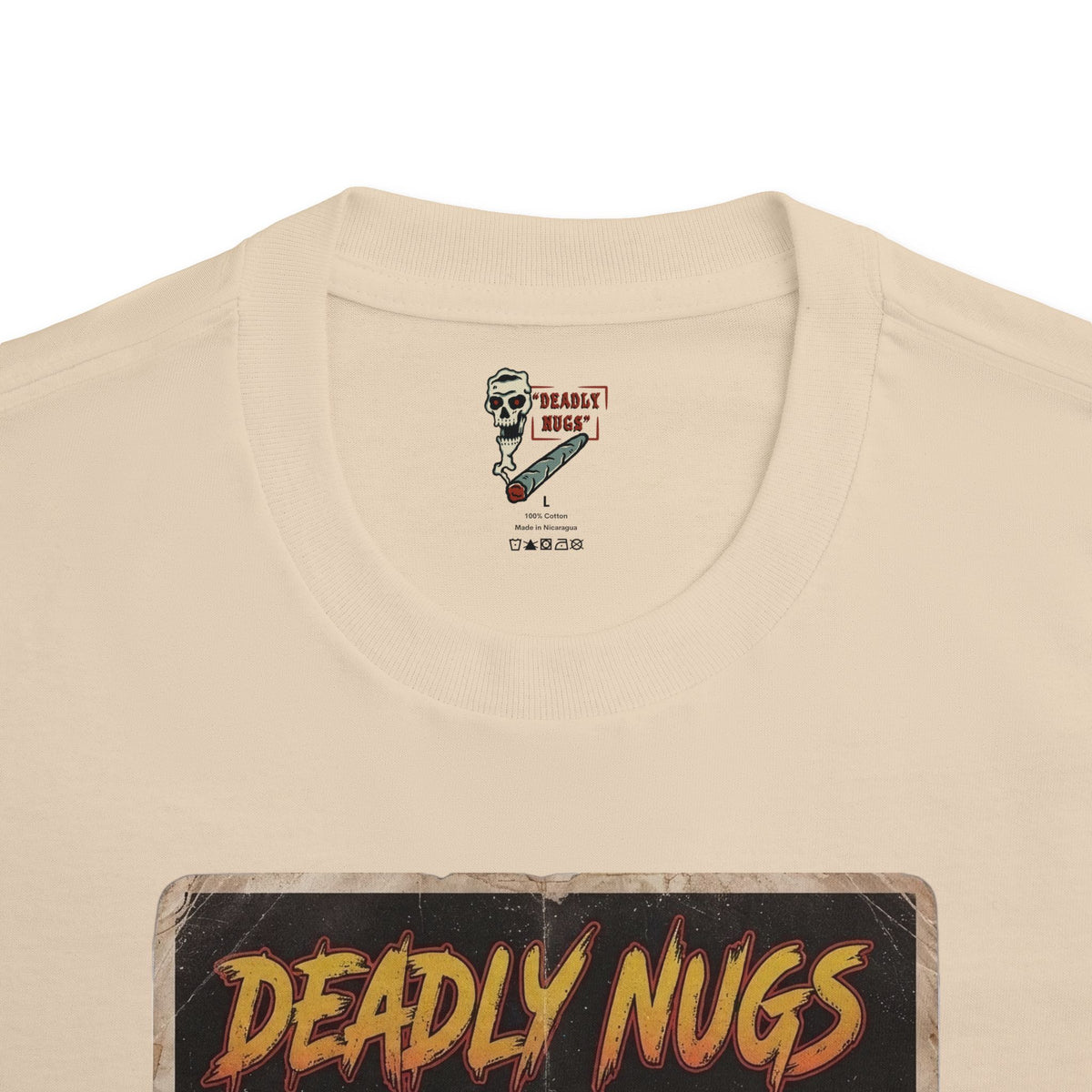 Root of Evil / Vintage Grindhouse Horror Movie Poster Art Tee / 420 Underground Stoner Culture / DEADLY NUGS