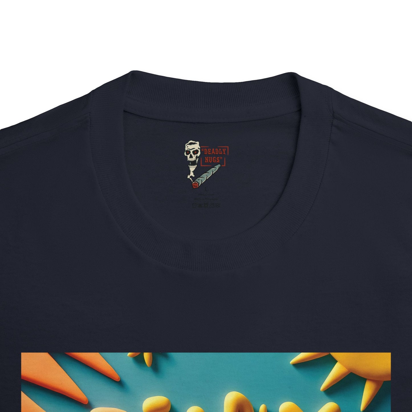 Deadly Clay Art / Premium Unisex Graphic Tee Aesthetic Print Skull Streetwear / DEADLY NUGS