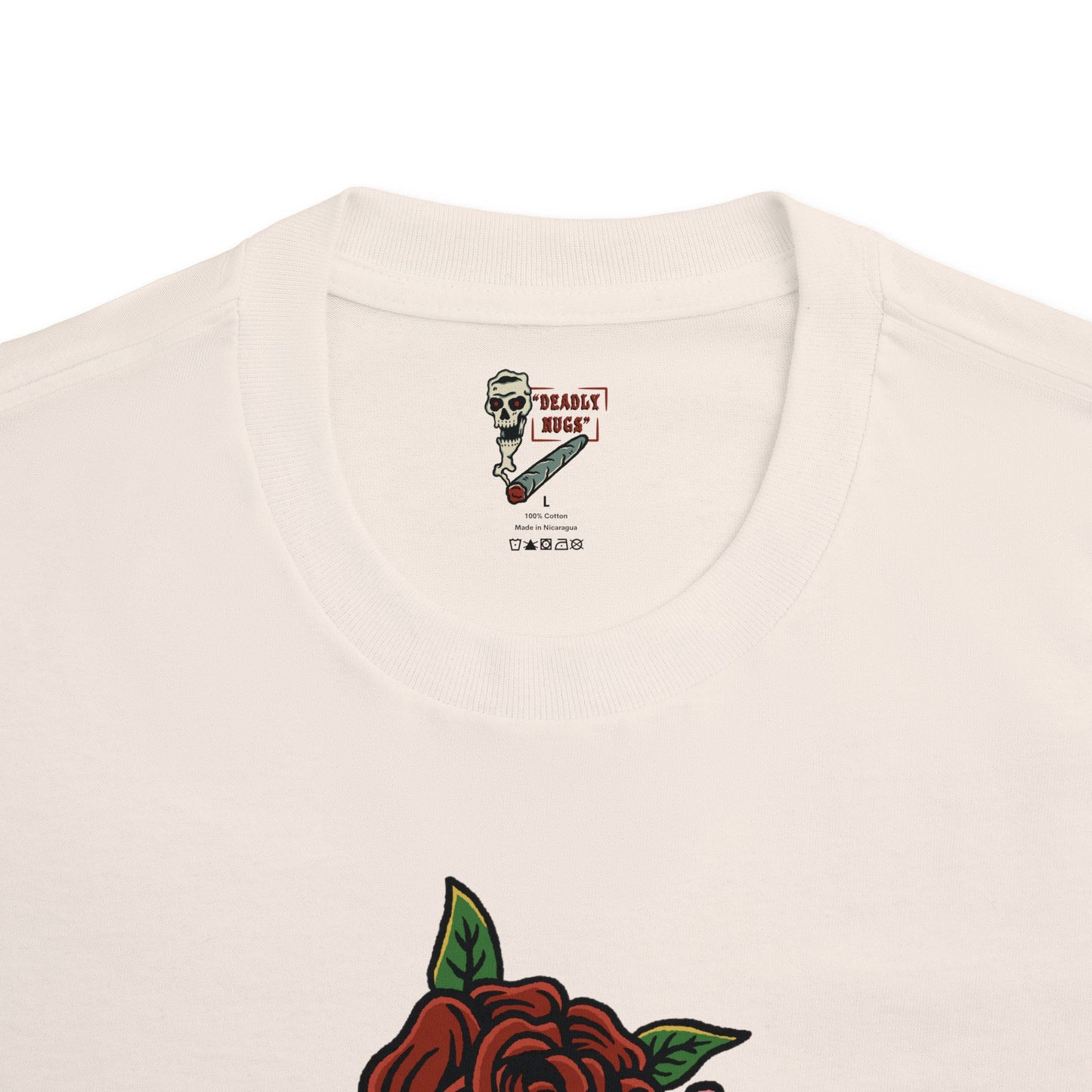 Romantic / Premium Unisex Graphic Tee Aesthetic Print Skull Love Streetwear / DEADLY NUGS