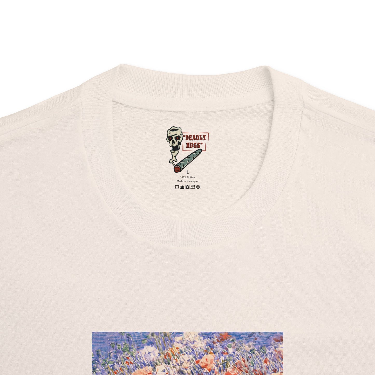 Inner Revival / Flower Painting Graphic Tee / Vintage Classic Floral Art Style / 420 Underground Stoner Streetwear / DEADLY NUGS