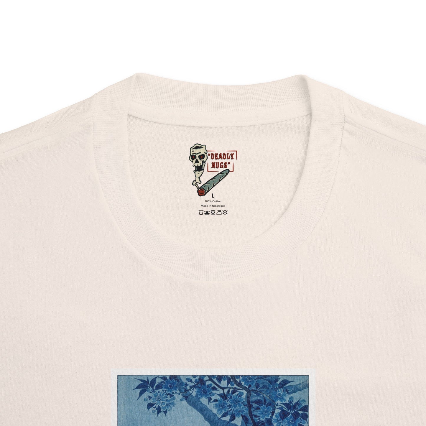 Evening Blue T-Shirt DEADLY NUGS Aesthetic Print Unisex Graphic Tee