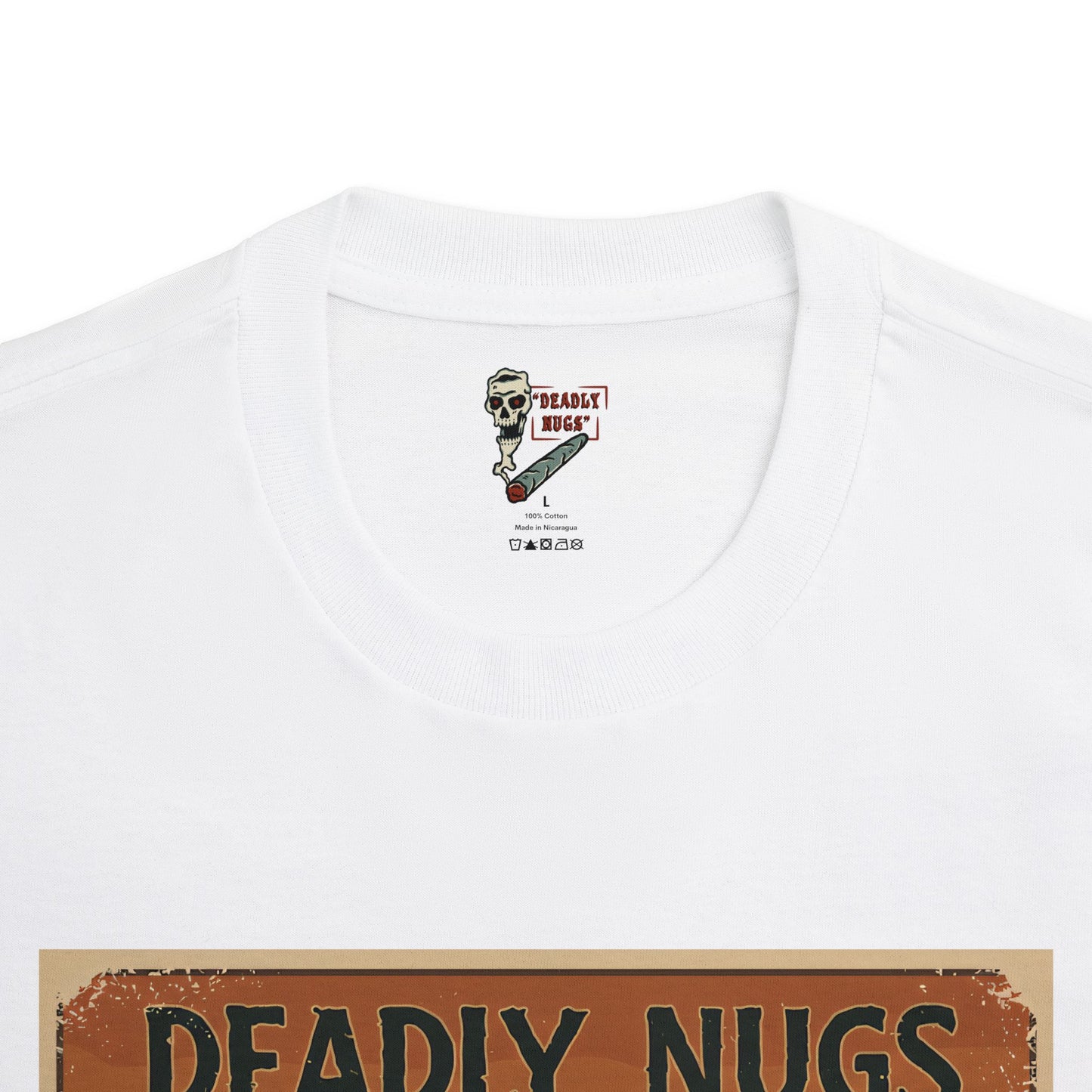Beach Paradise / Premium Unisex Graphic Tee Aesthetic Print Skeleton 420 Streetwear / DEADLY NUGS