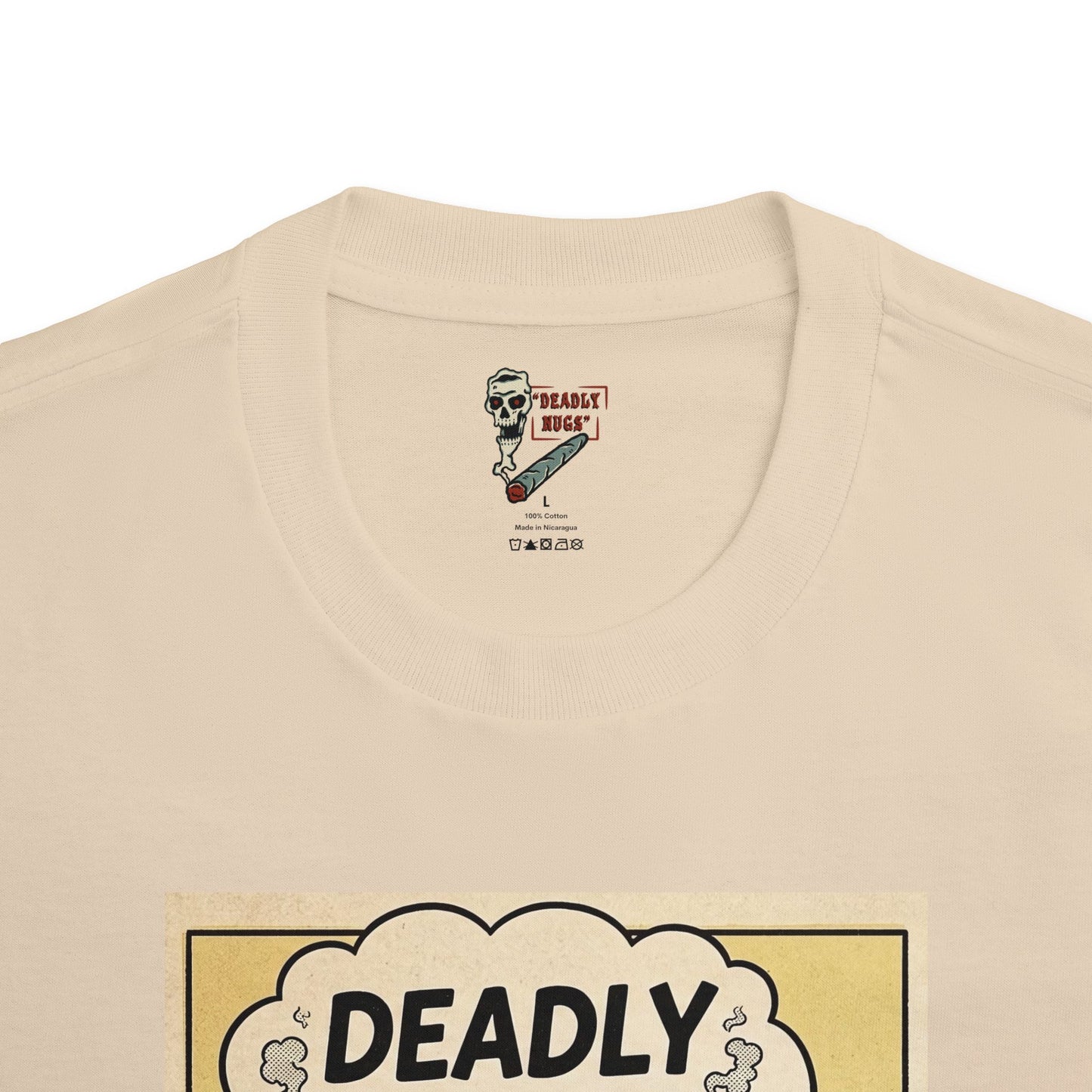 THE MARIHUANA?! / Retro Comic Panel Art Tee / 420 Underground Stoner Culture / DEADLY NUGS