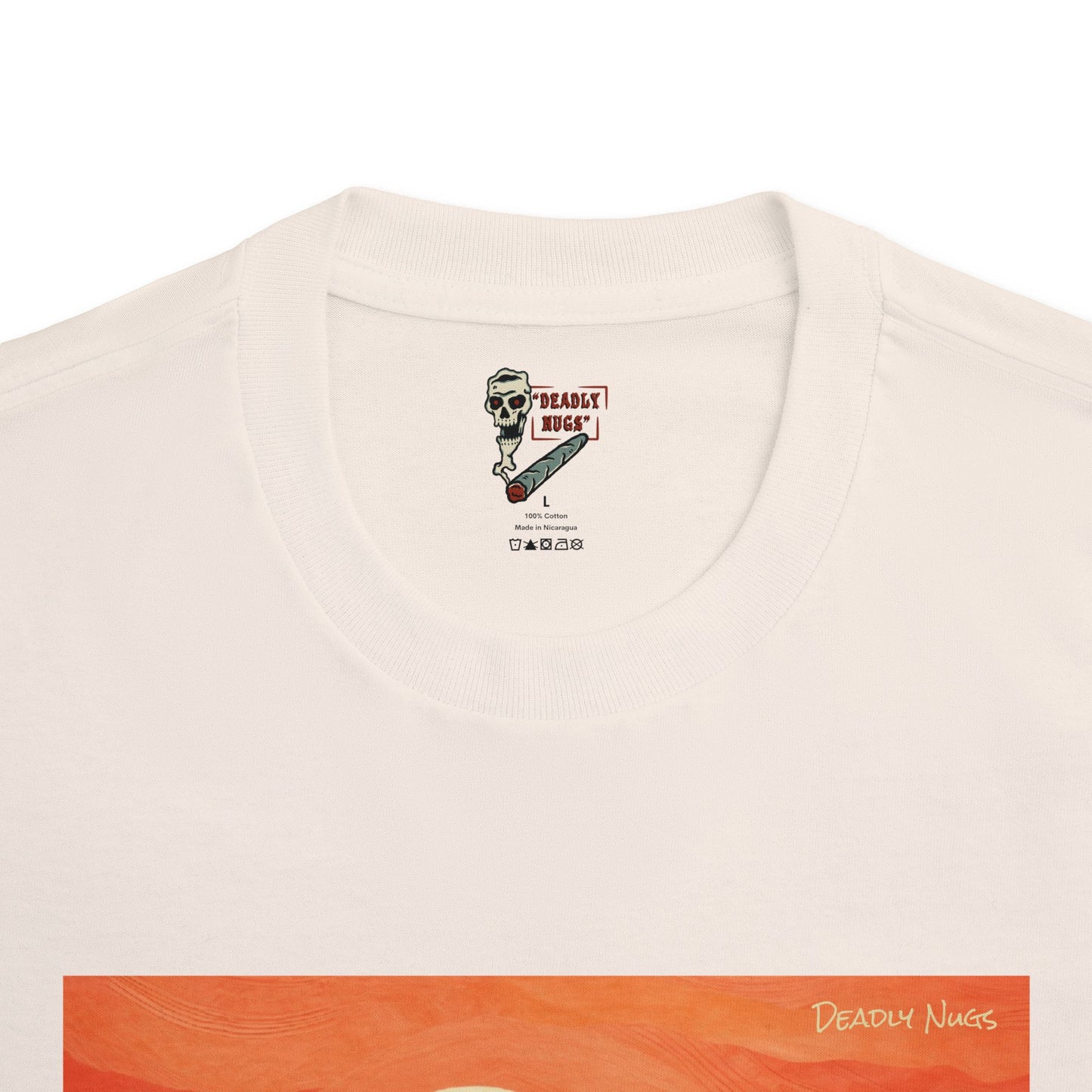 Solful / Sunset Orange Hue Sky Green Earth Graphic Tee / Chill Modern Painting Art Style / 420 Underground Stoner Streetwear / DEADLY NUGS