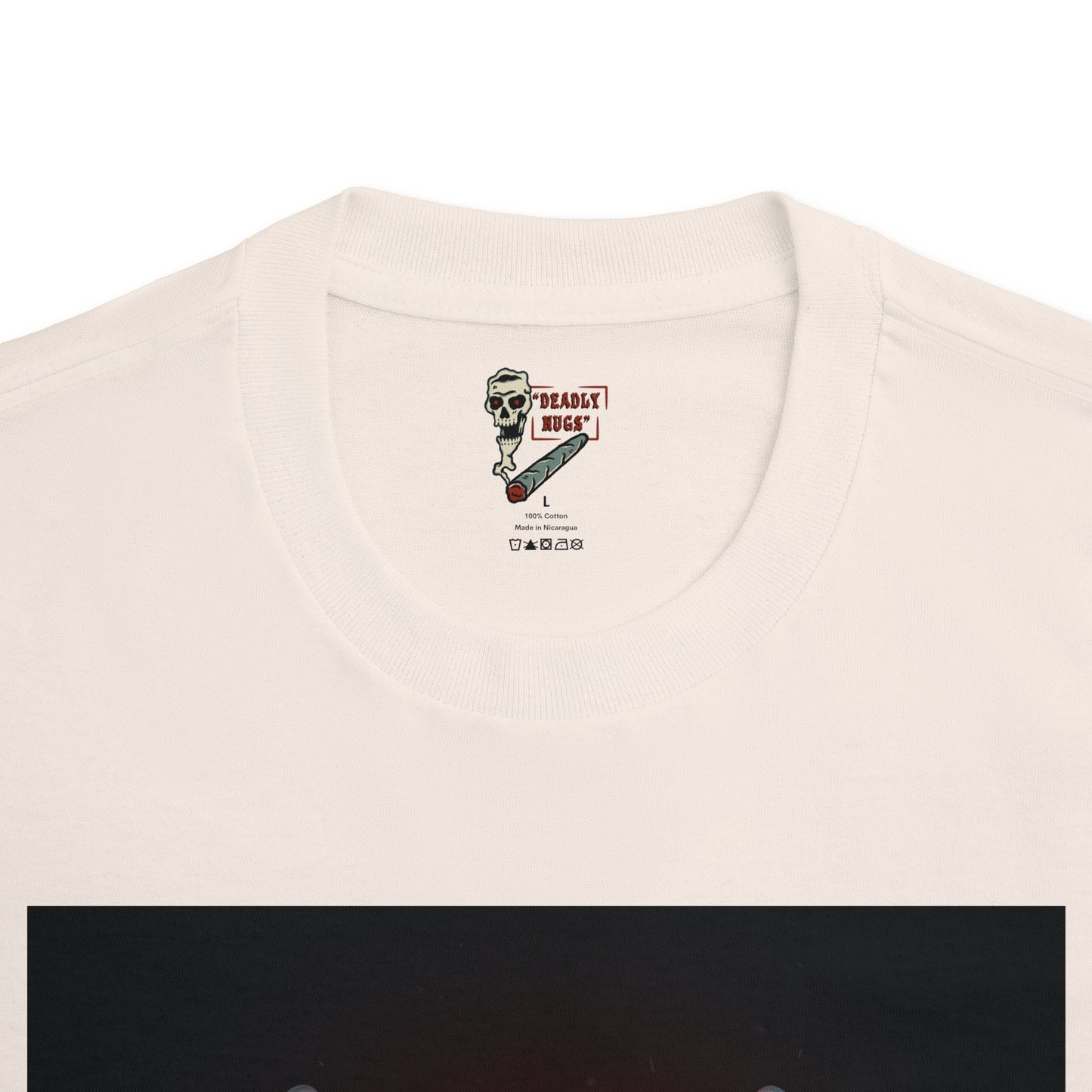 Hella-Herb / Premium Unisex Graphic Tee Aesthetic Print Ghost Skull 420 / DEADLY NUGS