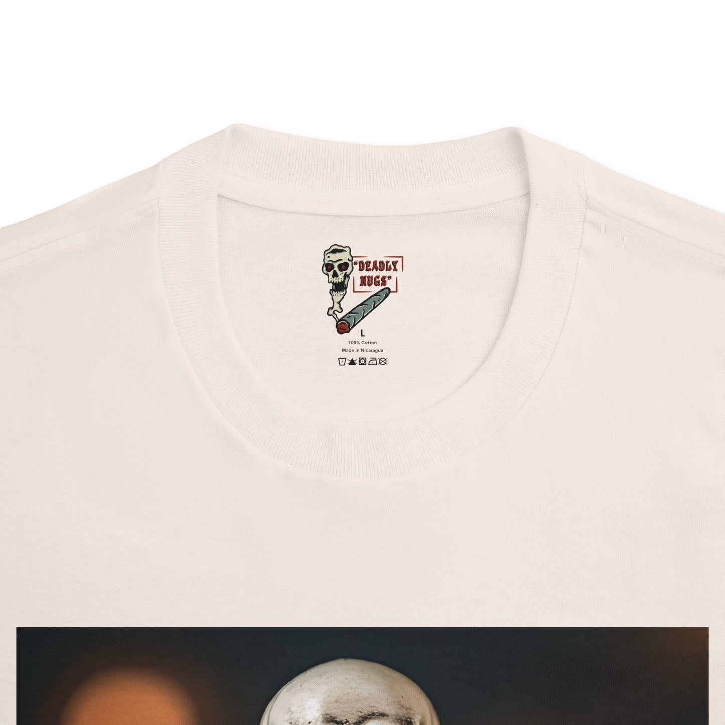 Be Mine / Premium Unisex Graphic Tee Aesthetic Print Skeleton 420 / DEADLY NUGS