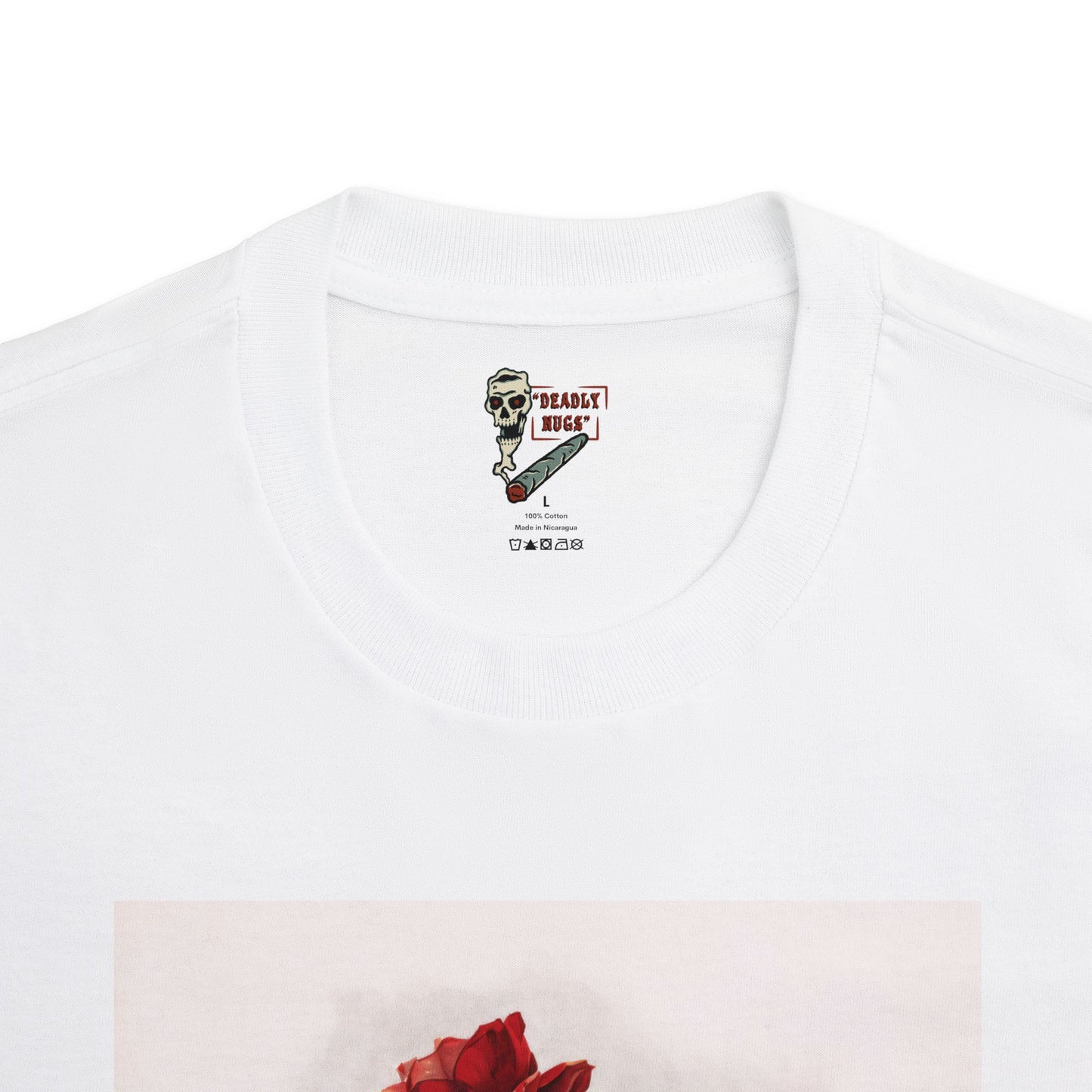 Rose Buds T-Shirt DEADLY NUGS Aesthetic Print Unisex Graphic Tee