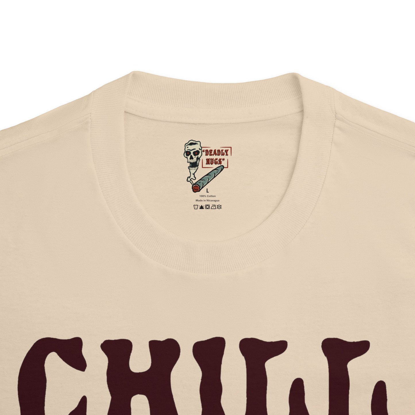 Smoke Break / Premium Unisex Graphic Tee Aesthetic Print Skull Art 420 / DEADLY NUGS