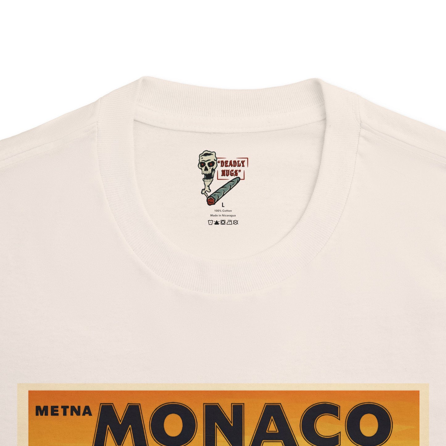 Vintage Racing Monaco Ferrari / Premium Unisex Graphic Tee Aesthetic Print Skull 420 / DEADLY NUGS