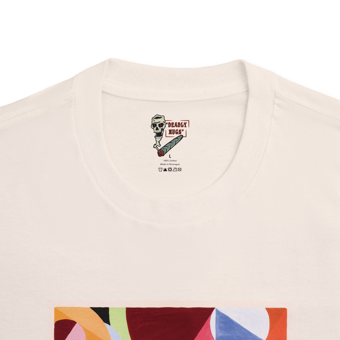 Dialed In / Geometric Art Graphic Tee / Abstract Art Style / 420 Underground Stoner Streetwear / DEADLY NUGS