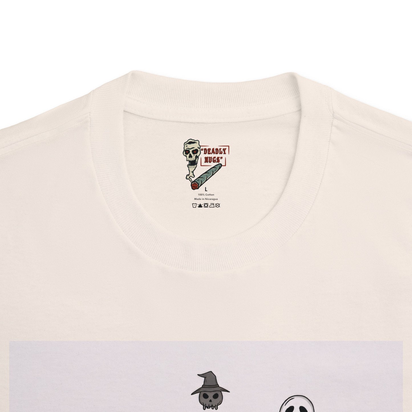 Houdini / Premium Unisex Graphic Tee Aesthetic Print Ghost Skeleton 420 / DEADLY NUGS