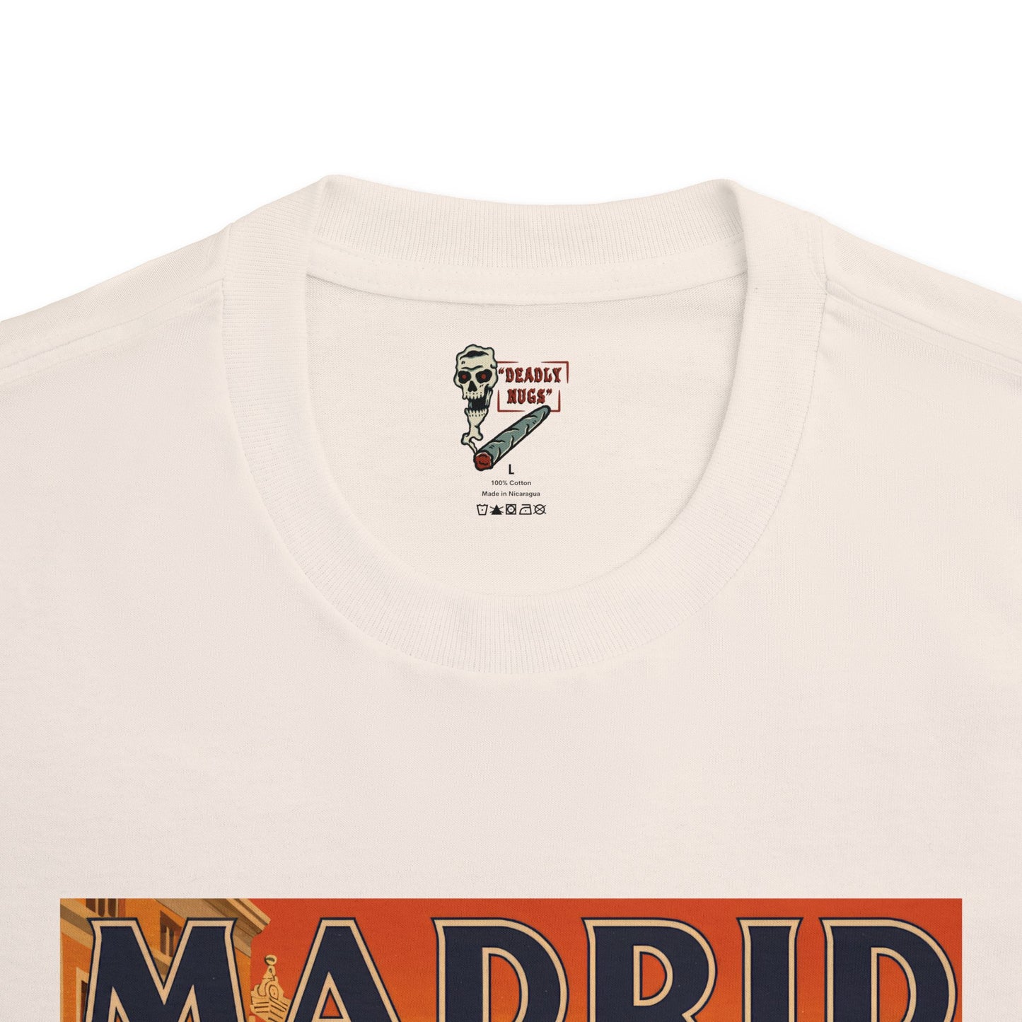 Madrid II / Premium Unisex Graphic Tee Aesthetic Print Skeleton 420 Streetwear / DEADLY NUGS