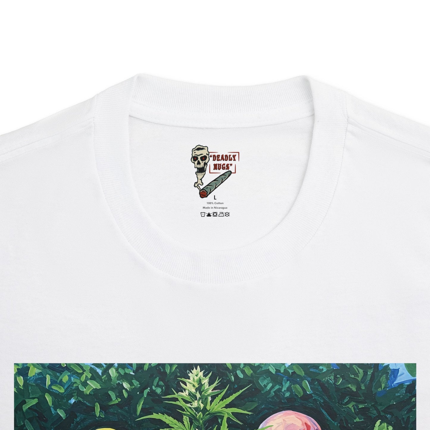 Herbs Poolside / Skulls Cannabis Colas Graphic Tee / Modern Pop Art Hockney Painting / 420 Underground Stoner Streetwear / DEADLY NUGS