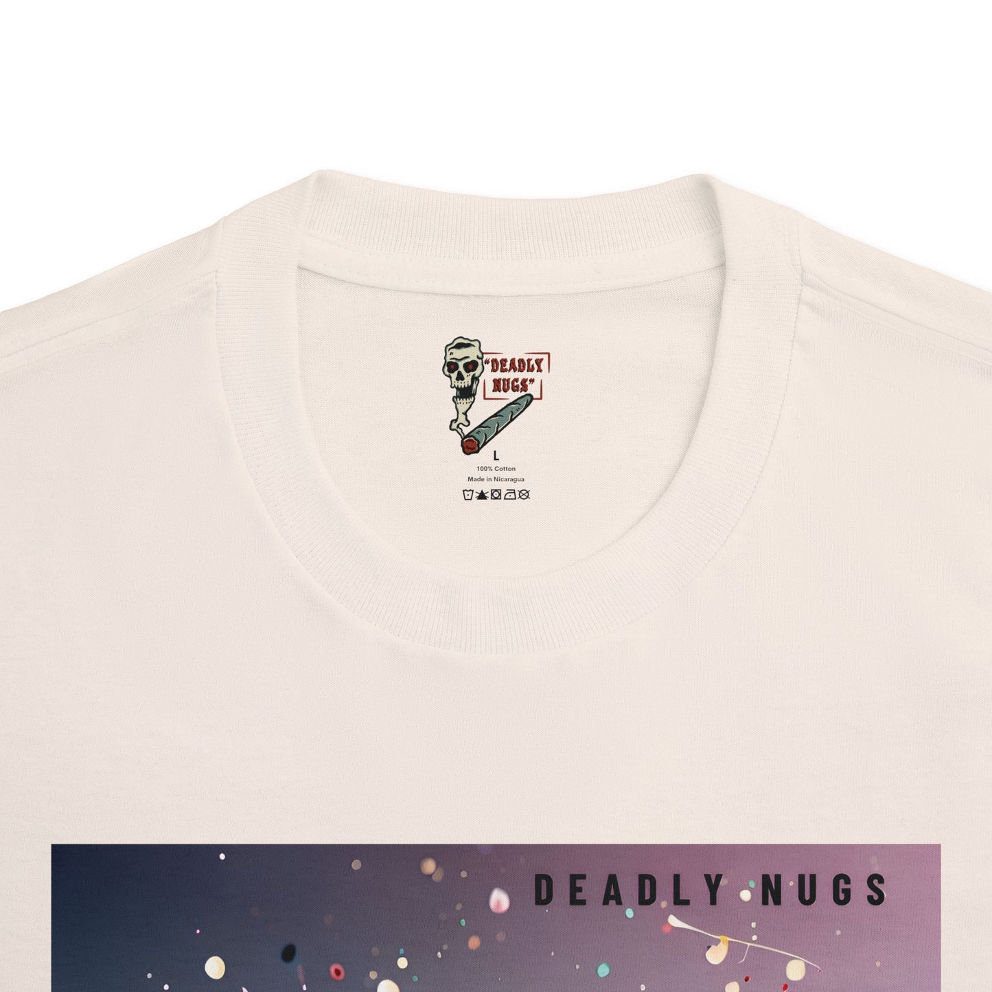 Color Splash / Premium Unisex Graphic Tee Aesthetic Print Skull Art Streetwear / DEADLY NUGS