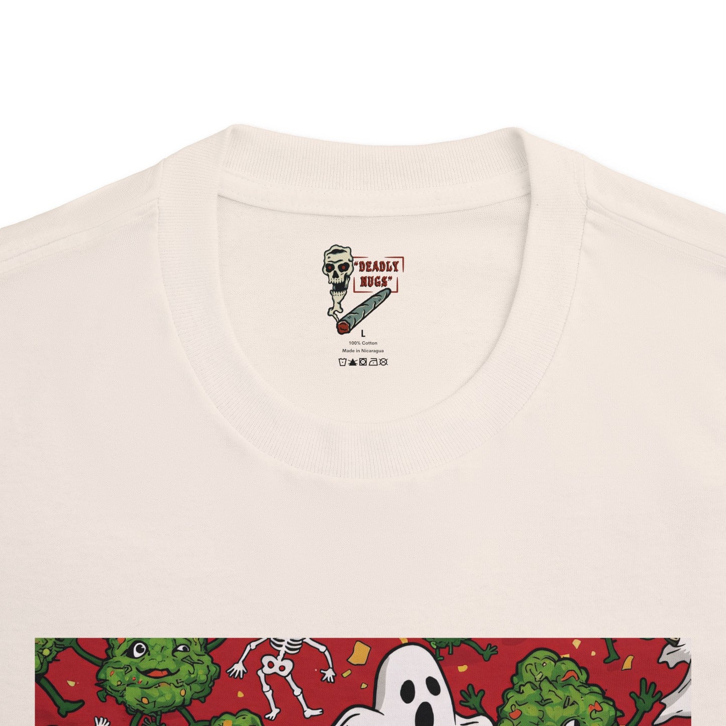 Jingle Jam / Premium Unisex Graphic Tee Aesthetic Print Ghost Skeleton 420 / DEADLY NUGS