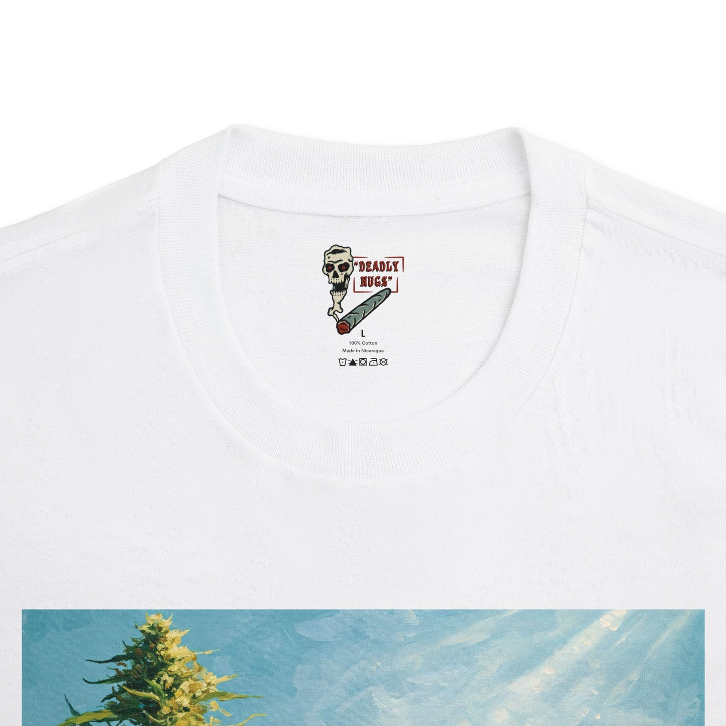 Eternal Nature / Skulls Cannabis Colas Graphic Tee / Nature Expressionism Art Painting / 420 Underground Stoner Streetwear / DEADLY NUGS