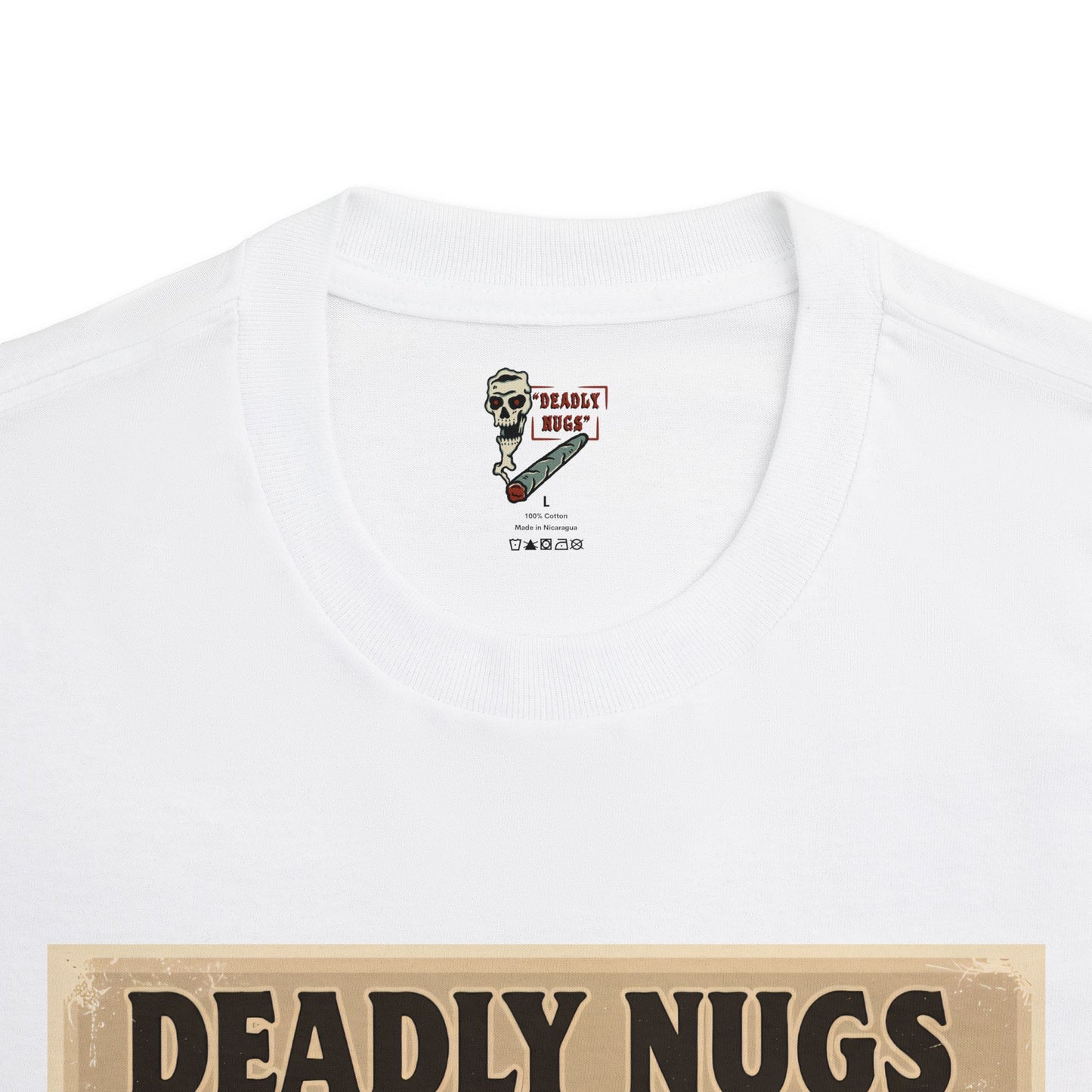 Rest In Peace / Premium Unisex Graphic Tee Aesthetic Print Skeleton 420 Streetwear / DEADLY NUGS