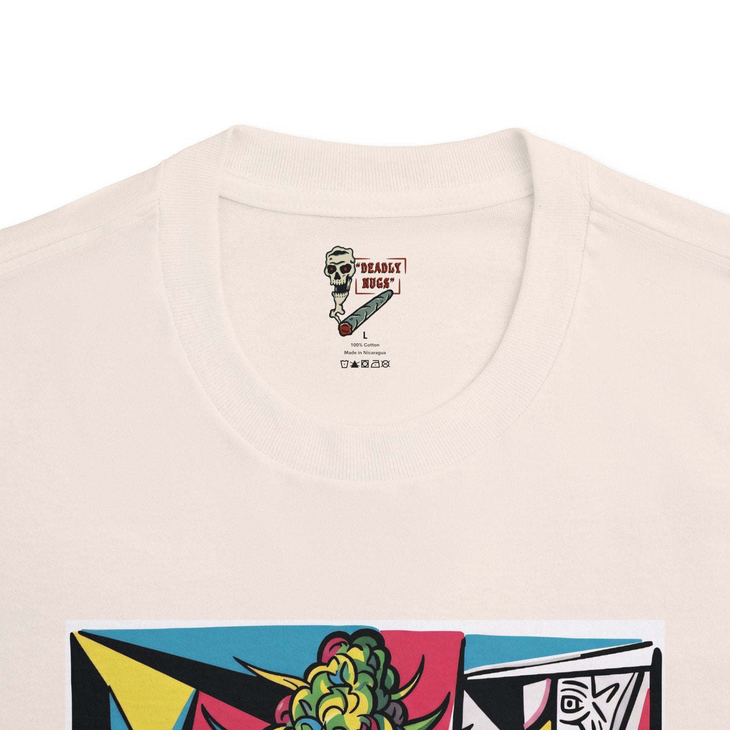Sacred Melt / Bud dripping Oil Resin Graphic Tee / Abstract Cubism Geometric Art / 420 Underground Stoner Streetwear / DEADLY NUGS
