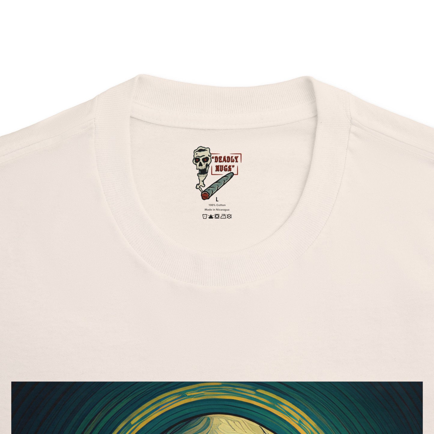 Holy Herb / Premium Unisex Graphic Tee Aesthetic Print Skull Art 420 / DEADLY NUGS