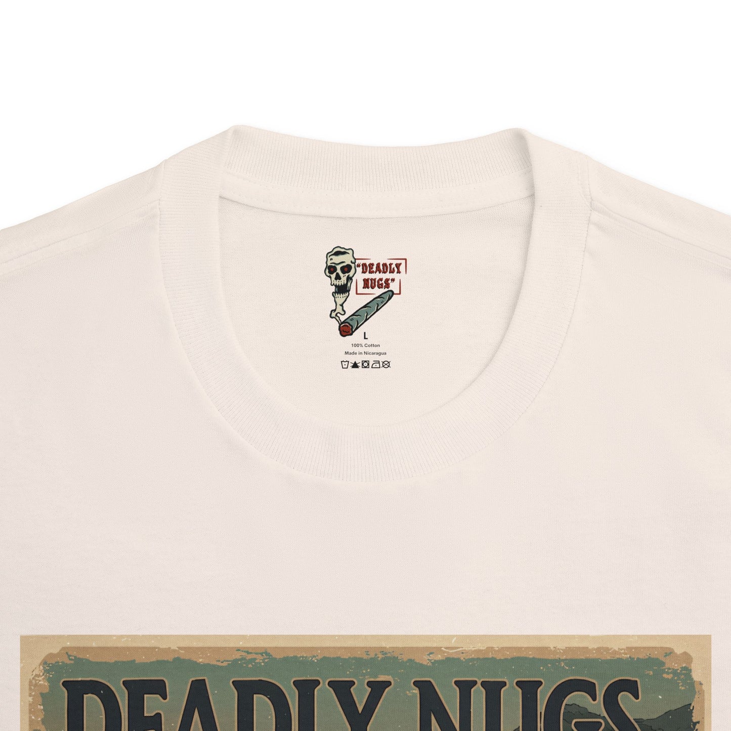 Amalfi High / Premium Unisex Graphic Tee Aesthetic Print Skeleton 420 / DEADLY NUGS