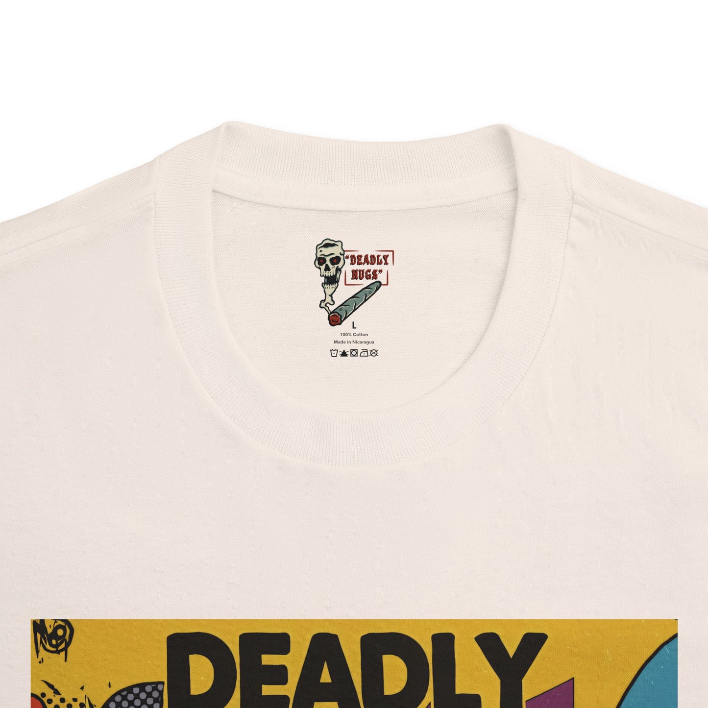 Dope Party / Premium Unisex Graphic Tee Aesthetic Print Ghost Skeleton 420 / DEADLY NUGS