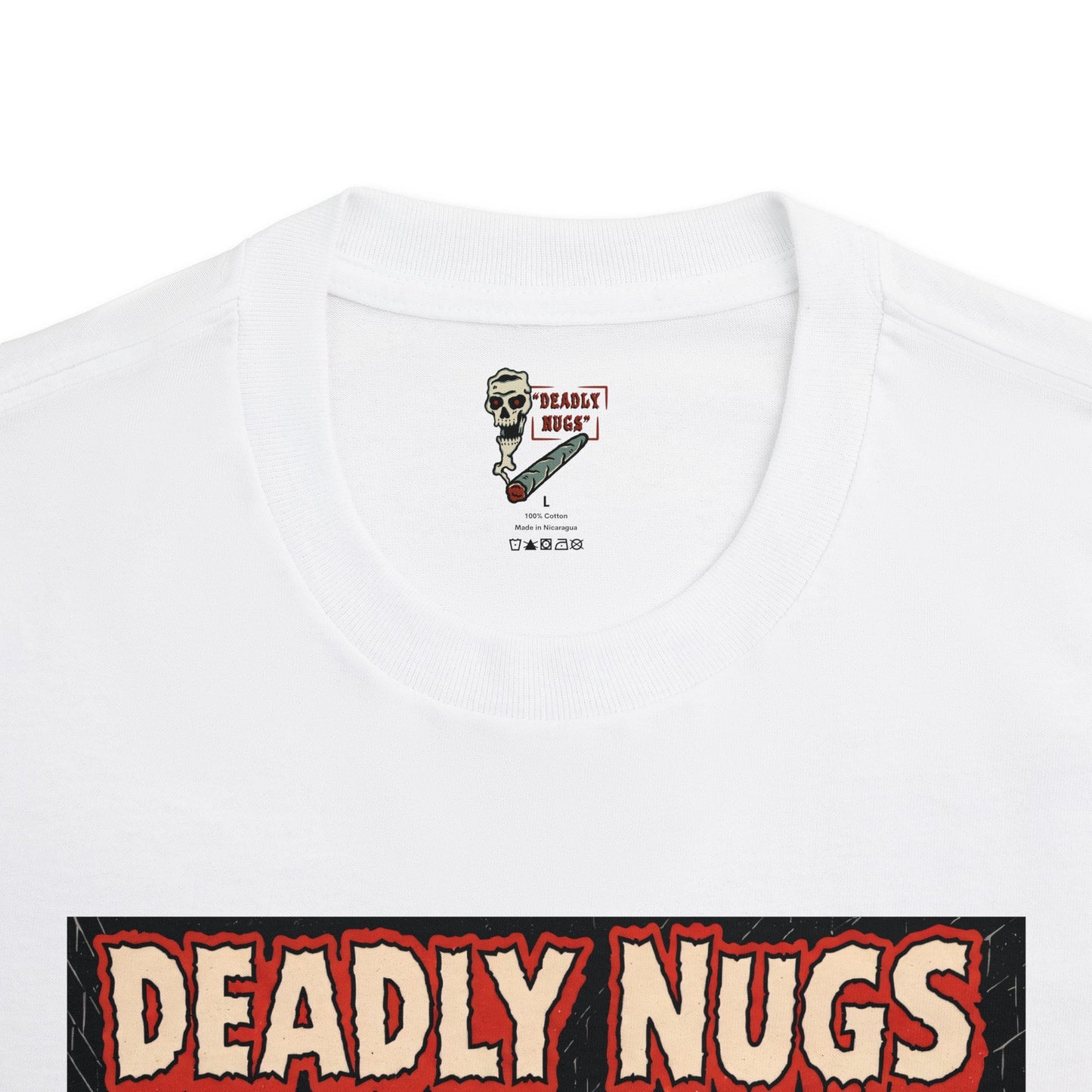 Bud Fiend Alley / Killer Cannabis Bud Graphic Tee / Vintage Pulp Horror Comic Style / 420 Underground Stoner Streetwear / DEADLY NUGS