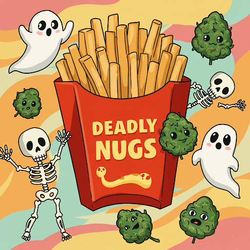 DEADLY NUGS cannabis inspired graphic tees