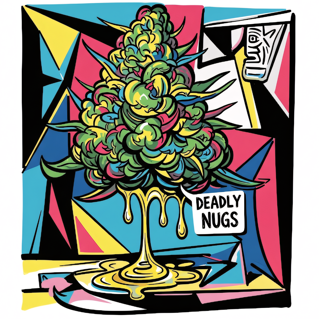 DEADLY NUGS cannabis inspired graphic tees