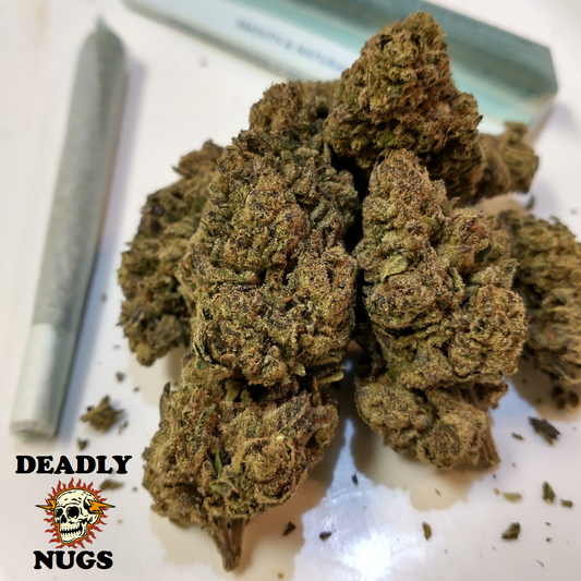 DEADLY NUGS cannabis inspired graphic tees