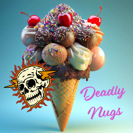 DEADLY NUGS cannabis inspired graphic tees