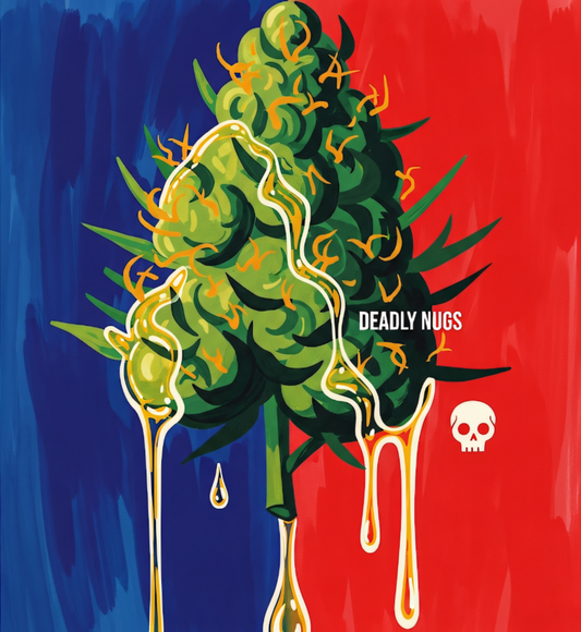 DEADLY NUGS 420 Underground Stoner Culture Cannabis Inspired Graphic Tees