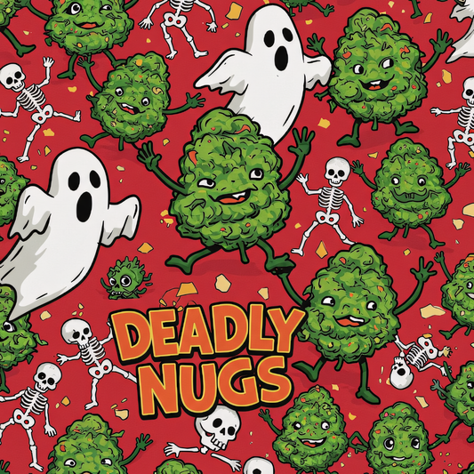 DEADLY NUGS 420 Underground Stoner Culture cannabis inspired graphic tees