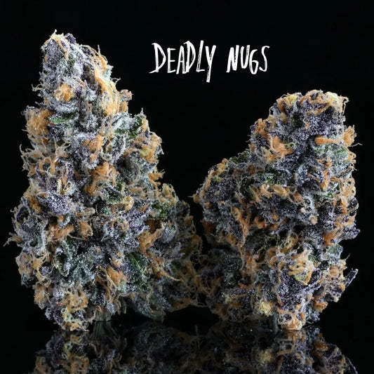 DEADLY NUGS cannabis inspired graphic tees