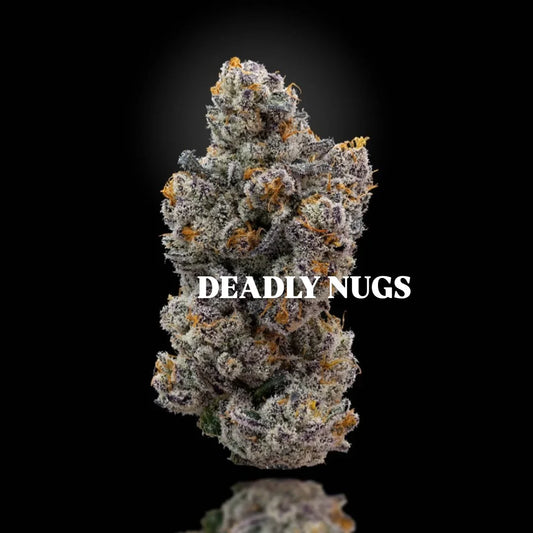 DEADLY NUGS cannabis inspired graphic tees