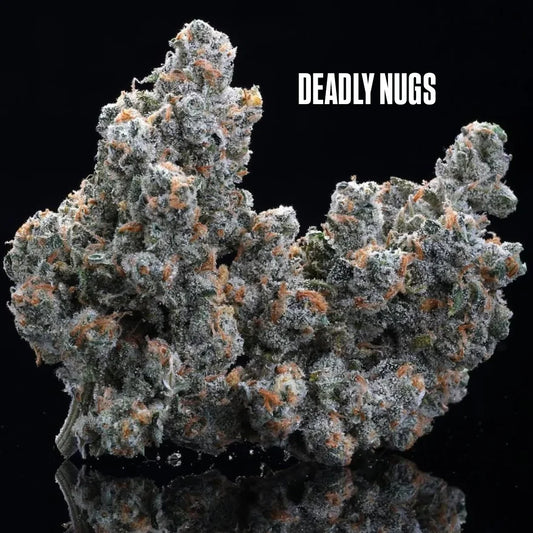 DEADLY NUGS cannabis inspired graphic tees