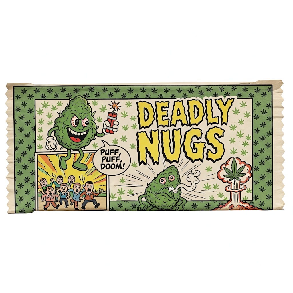 DEADLY NUGS 420 Underground Stoner Culture Cannabis Inspired Graphic Tees