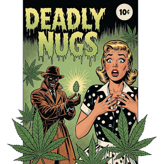 DEADLY NUGS 420 Underground Stoner Culture Cannabis Inspired Graphic Tees