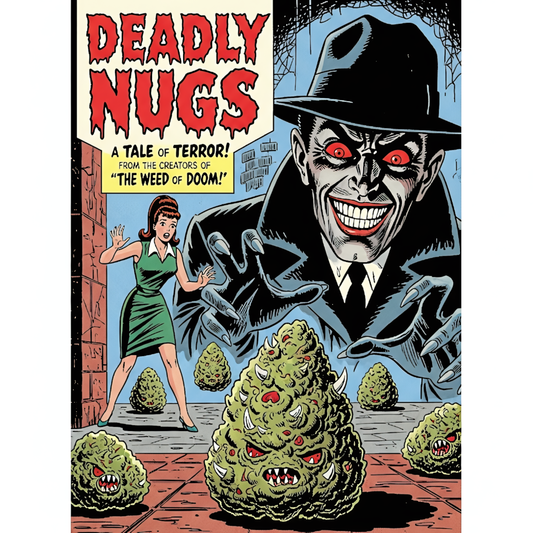 DEADLY NUGS 420 Underground Stoner Culture Cannabis Inspired Graphic Tees