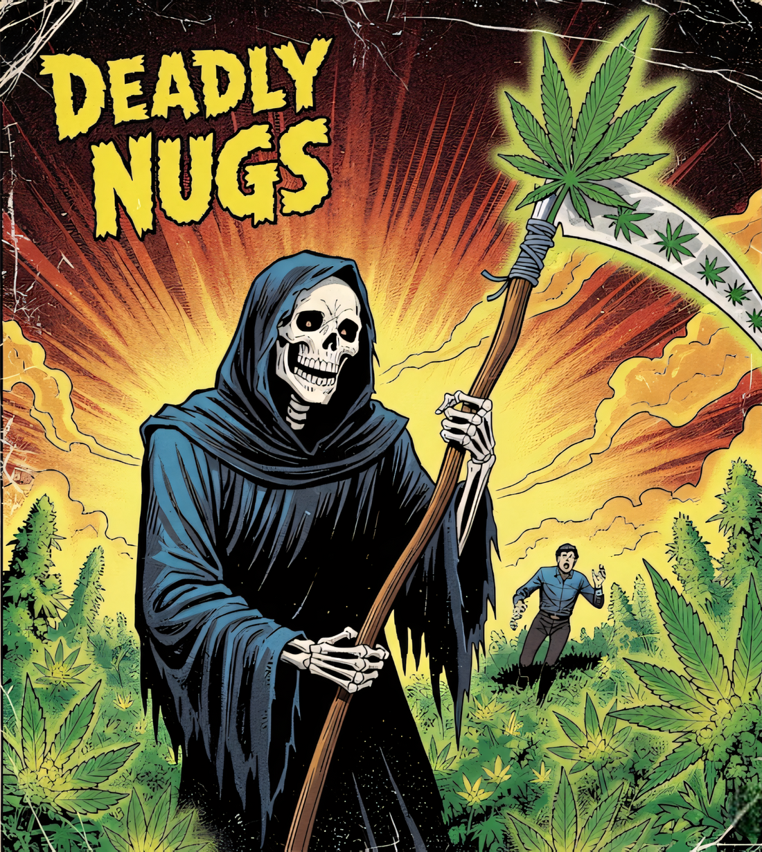 DEADLY NUGS 420 Underground Stoner Culture cannabis inspired graphic tees