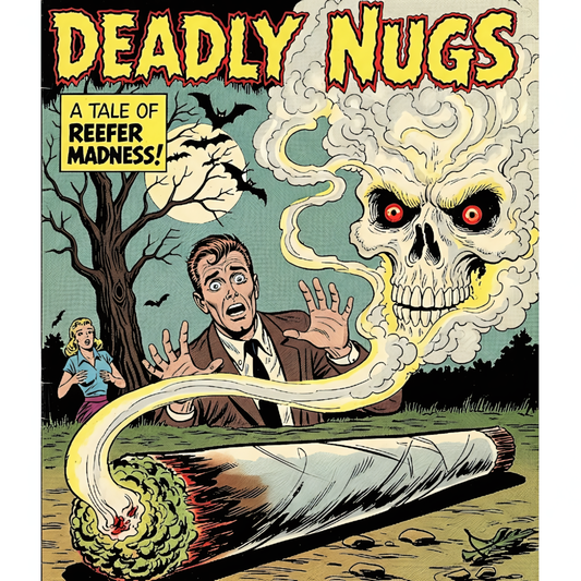 DEADLY NUGS 420 Underground Stoner Culture Cannabis Inspired Graphic Tees