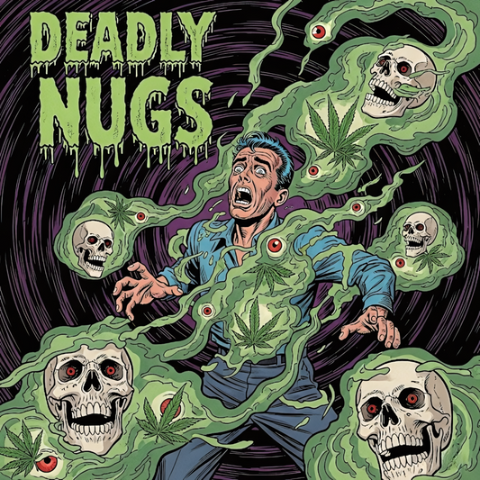 DEADLY NUGS 420 Underground Stoner Culture Cannabis Inspired Graphic Tees