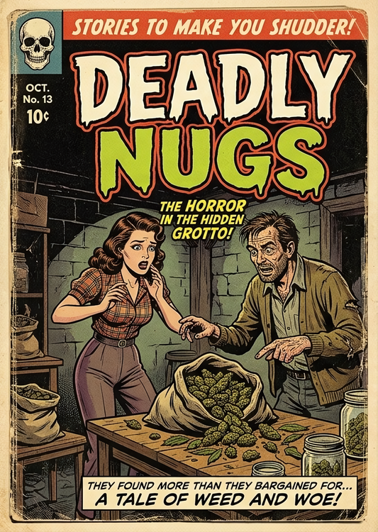 DEADLY NUGS 420 Underground Stoner Culture Cannabis Inspired Graphic Tees