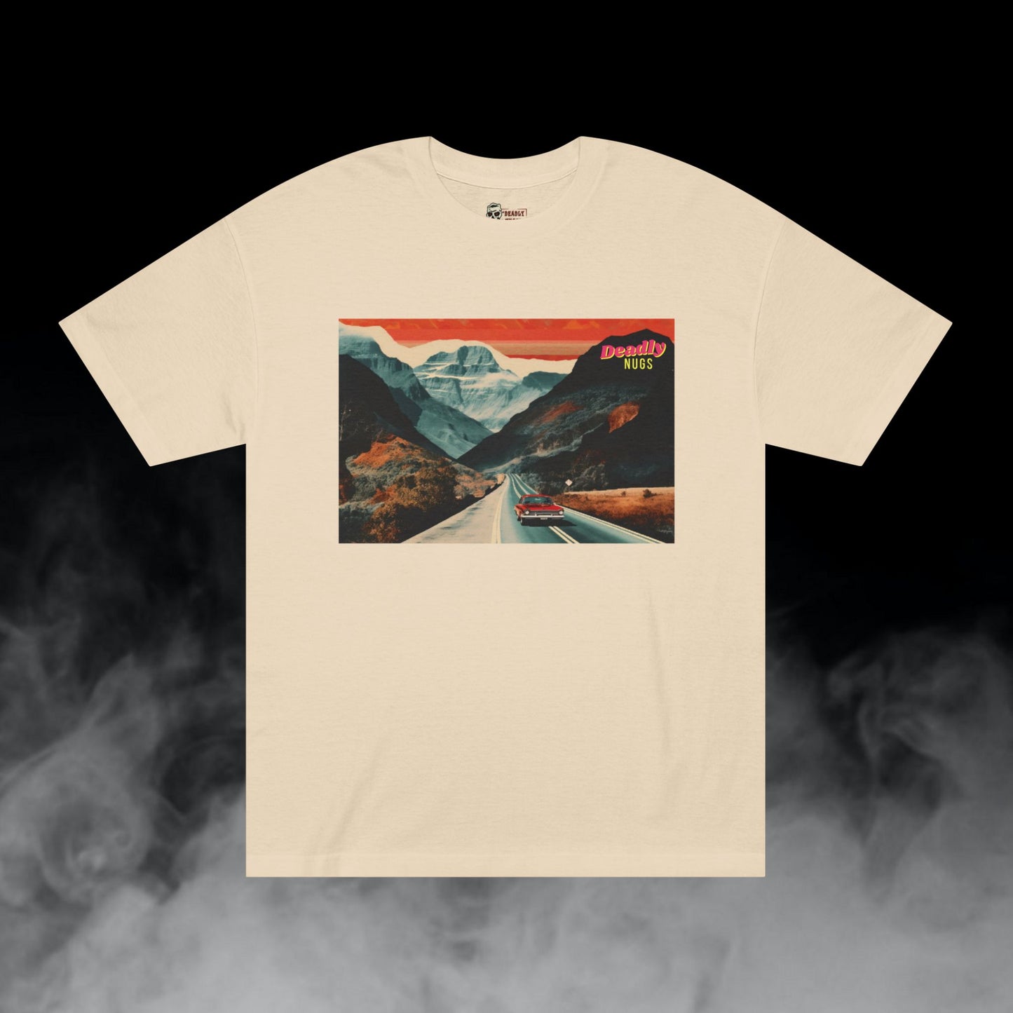 Road Traveler T-Shirt DEADLY NUGS Aesthetic Print Unisex Graphic Tee