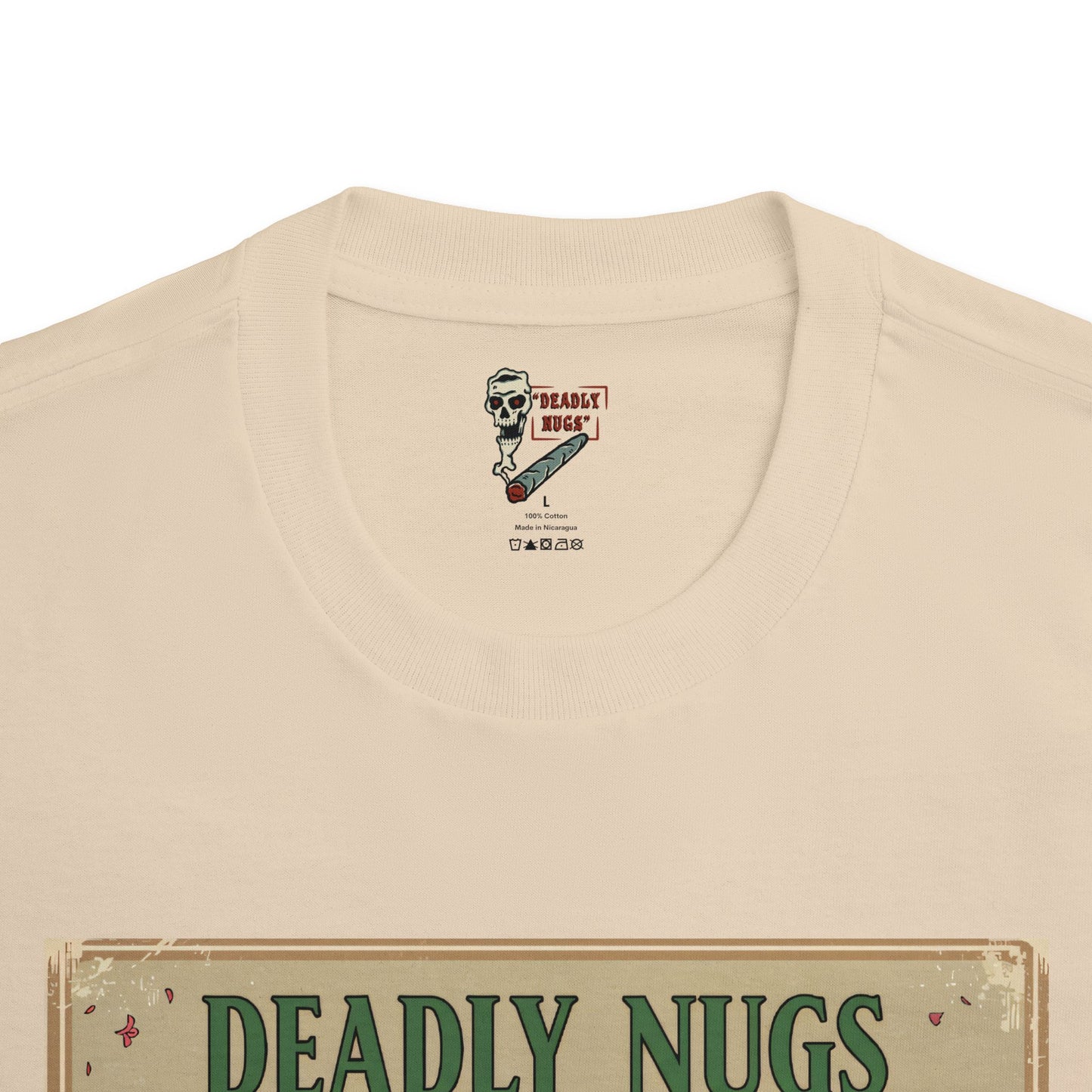 London Blossoms / Premium Unisex Graphic Tee Aesthetic Print Skeleton 420 Streetwear / DEADLY NUGS