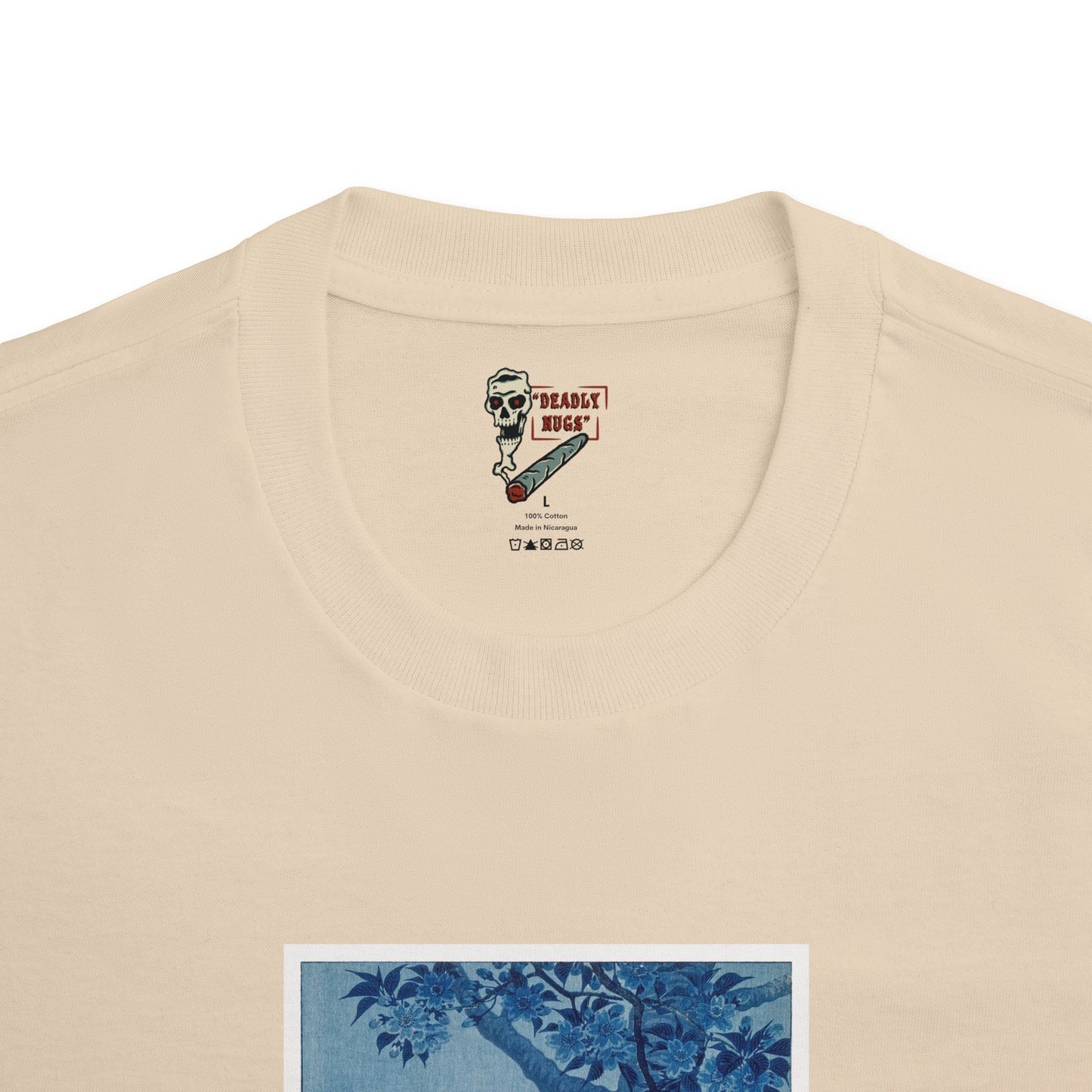 Evening Blue T-Shirt DEADLY NUGS Aesthetic Print Unisex Graphic Tee