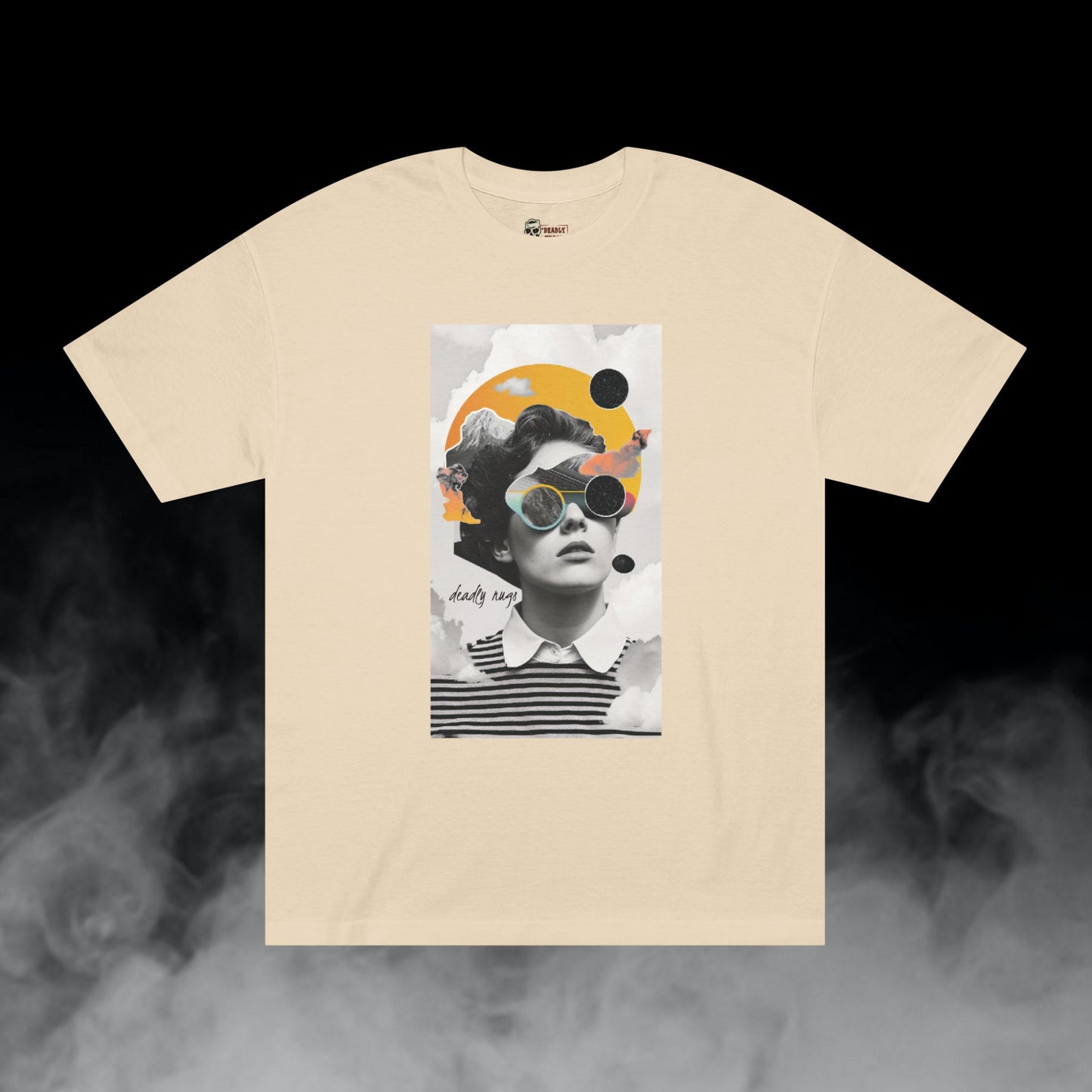 Scattered Thoughts / Trippy Experience Graphic Tee / Surreal Modern Vogue Art Style / 420 Underground Stoner Streetwear / DEADLY NUGS