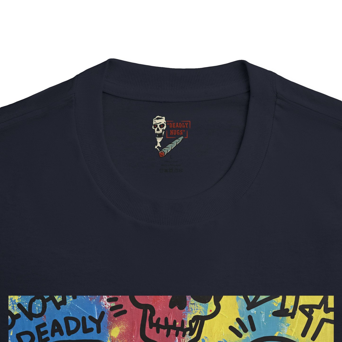 Paint Mosaic / Premium Unisex Graphic Tee Aesthetic Print Skull Art Streetwear / DEADLY NUGS